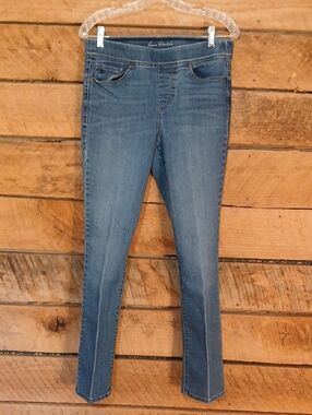 Gloria Vanderbilt Pull On Skinny Jeans in Medium Blue Sz 8
